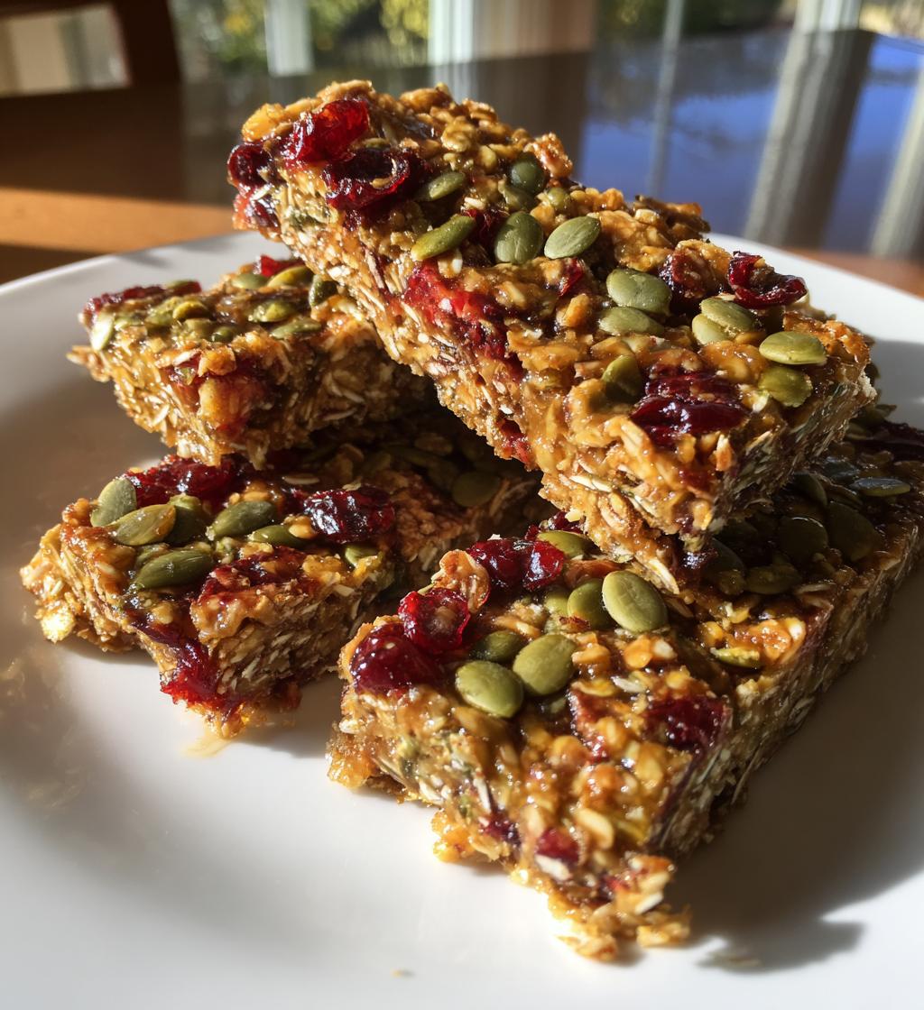 Pumpkin Seed Granola Bars - detail 1
