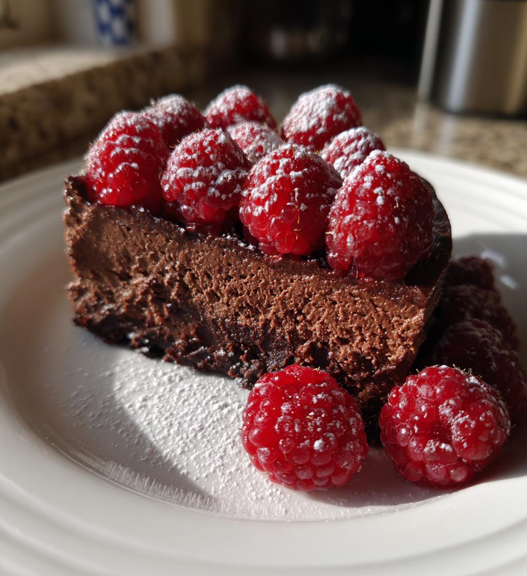 Raspberry Chocolate Mousse Cake - detail 1