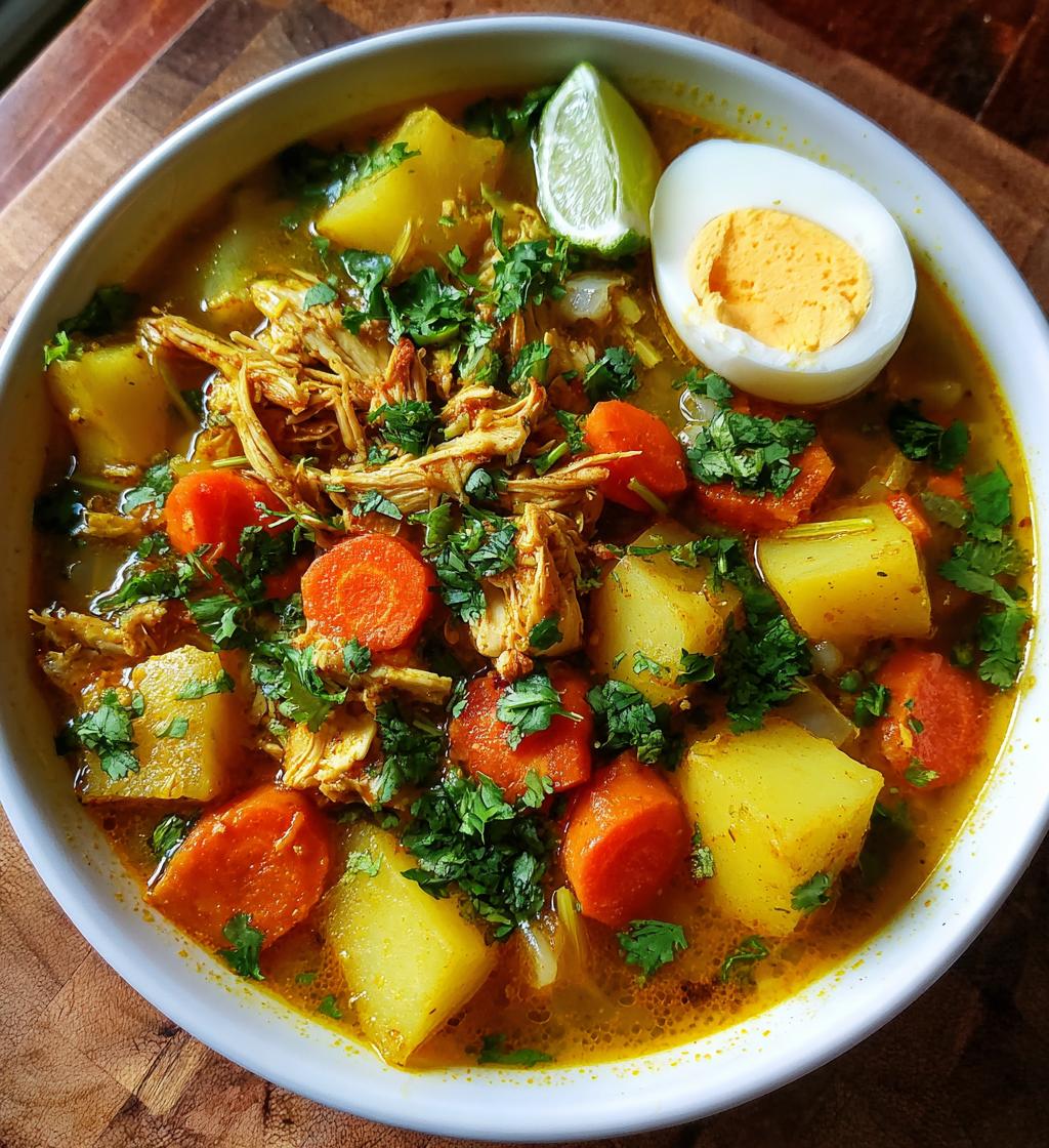 Soto Ayam (Indonesian Turmeric Chicken Soup) - detail 1