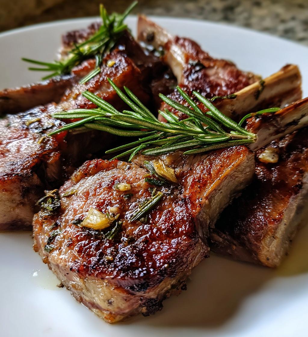 Sous Vide Lamb Chops - detail 1