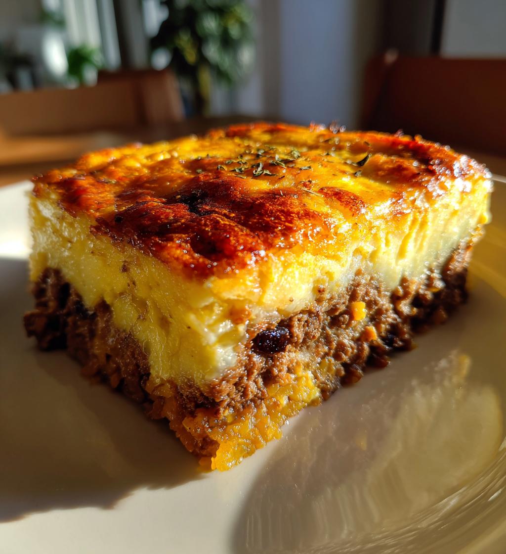 South African Bobotie (Halal-style minced beef with egg custard) - detail 1