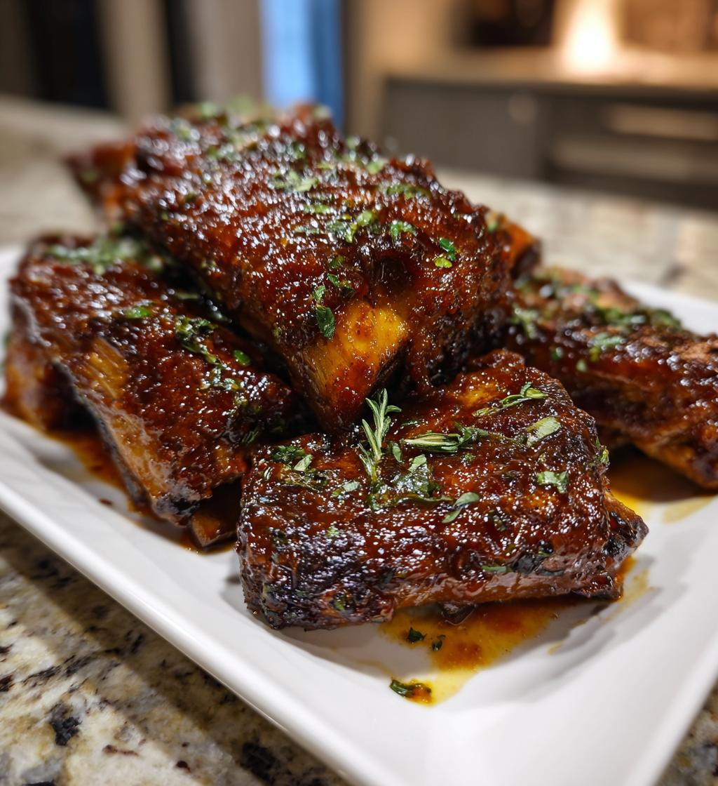 Sticky Tamarind Beef Ribs - detail 1