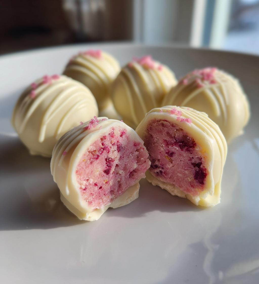 Strawberry Cake Truffles - detail 1