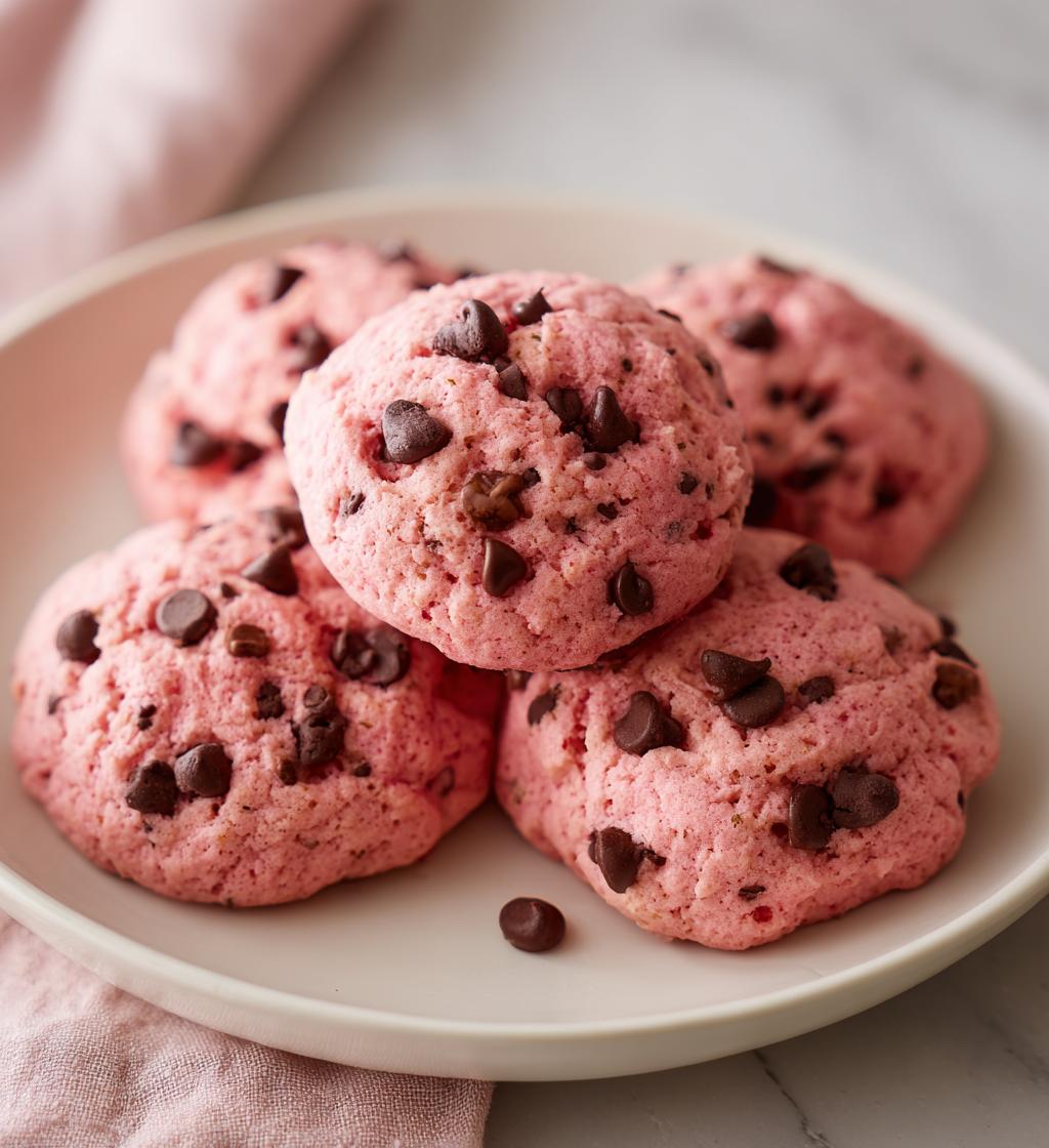 Strawberry Pudding Cookies - detail 1