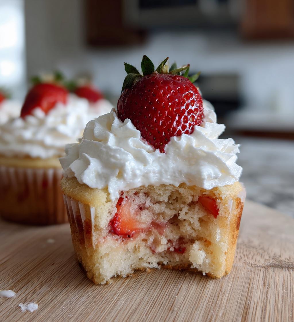 Strawberry Shortcake Cupcakes - detail 1