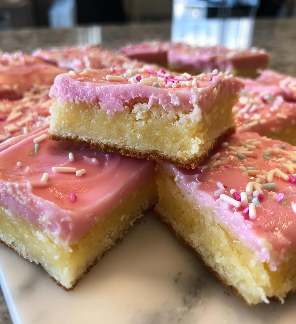 Sugar Cookie Bars (Pinkie Bars) - detail 1