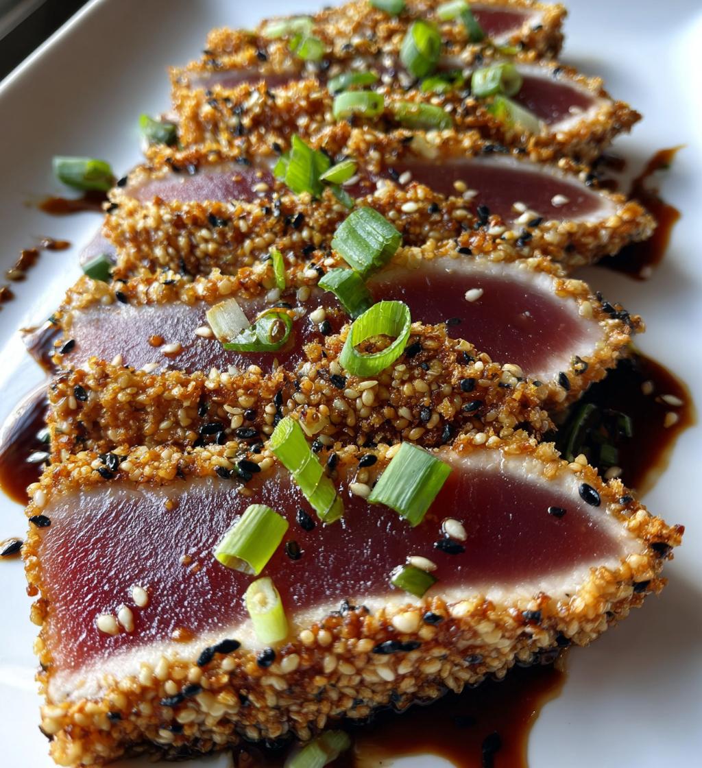 Tuna Tataki with Sesame Crust - detail 1