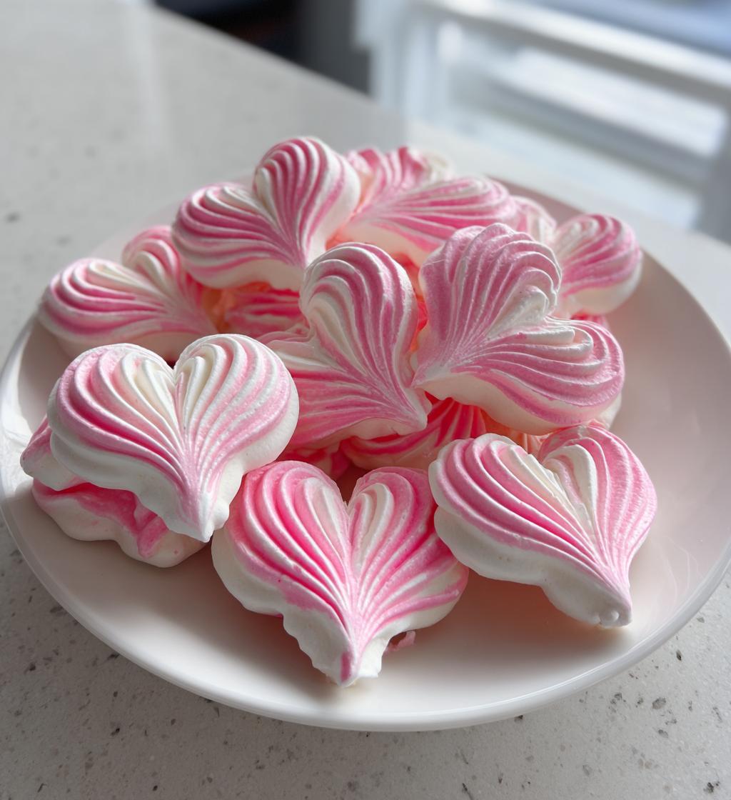 Valentine Meringue Cookies - detail 1
