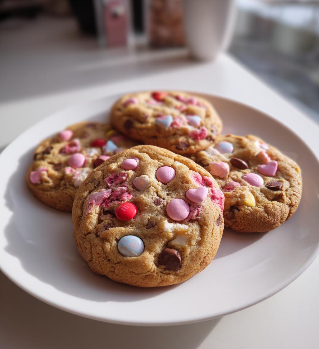 Valentine’s Day Oreo M&M Cookies - detail 1