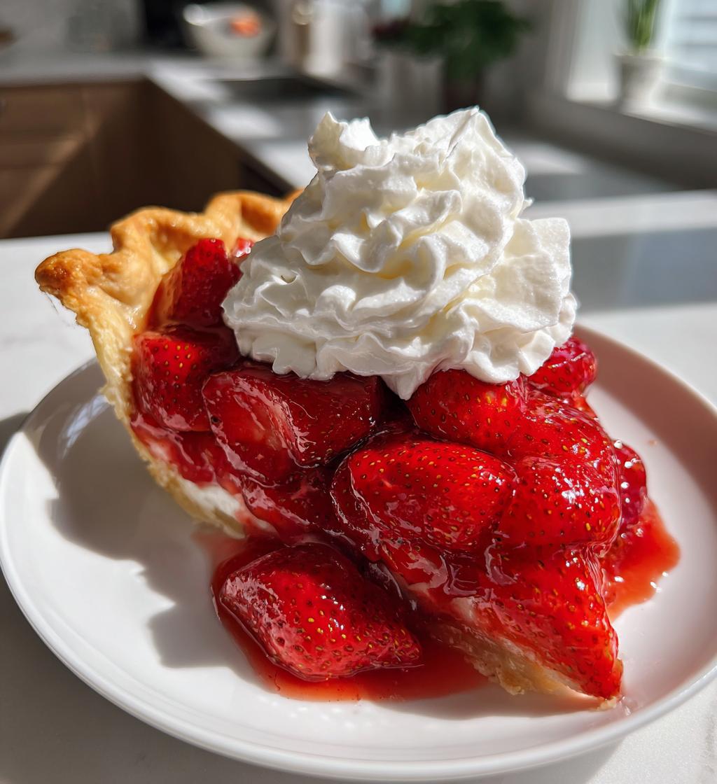 Valentine's Strawberry Pie - detail 1