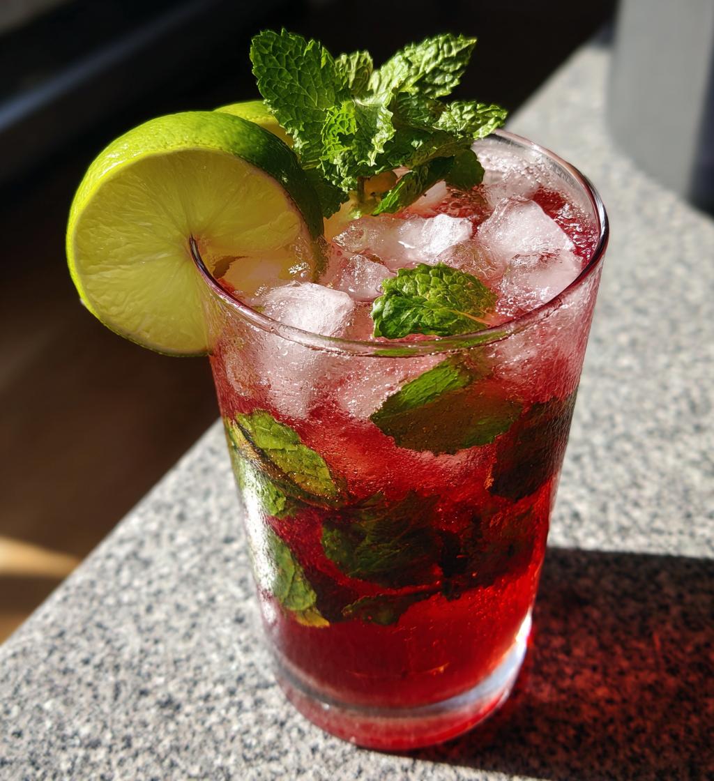 Vimto Mojito (Halal mint & berry mocktail) - detail 1