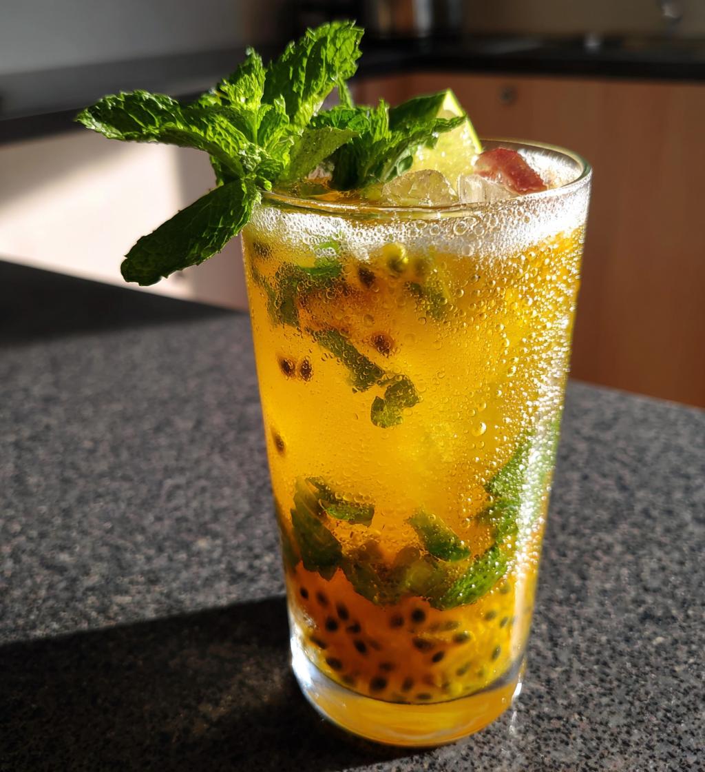 Virgin Mojito with Fresh Passion Fruit - detail 1