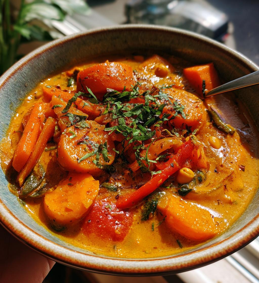 West African Peanut Soup (Mafe) - detail 1